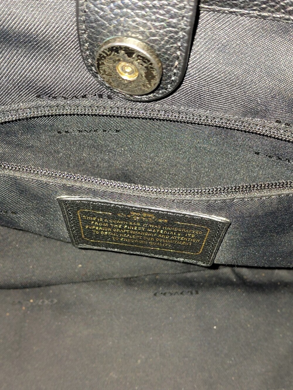 NEW Coach Authenic CROSBY PATCHWORK leather/suede Xbody/satchel Msrp $535 - Picture 14 of 14